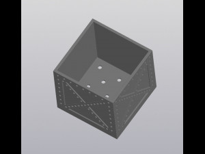 Metal box Planter Modello di stampa 3D