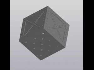 Metal box Planter 3D Print Model