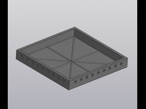 Metal box Planter Modello di stampa 3D