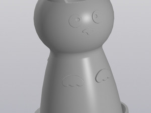 Funny cat Planter 3D प्रिंट मॉडल