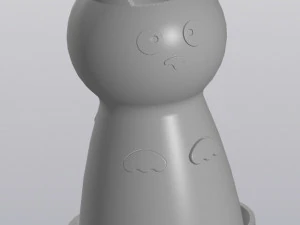 Funny cat Planter 3D Print Model
