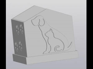 Penanam Hewan Peliharaan Model Cetak 3D