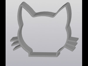 Hanging wall decor Holder fof small things Cat 3D Print Model