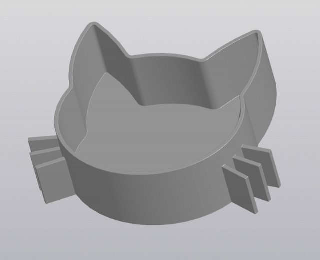 Holder for small things Cat 3D Baskı Modeli .c4d .max .obj .3ds .fbx .stl .blend