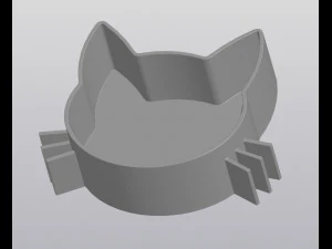Halter für Kleinigkeiten Kat 3D Druckmodell