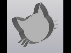 Holder for small things Cat 3D Baskı Modeli