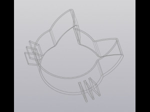 Holder for small things Cat 3D Baskı Modeli