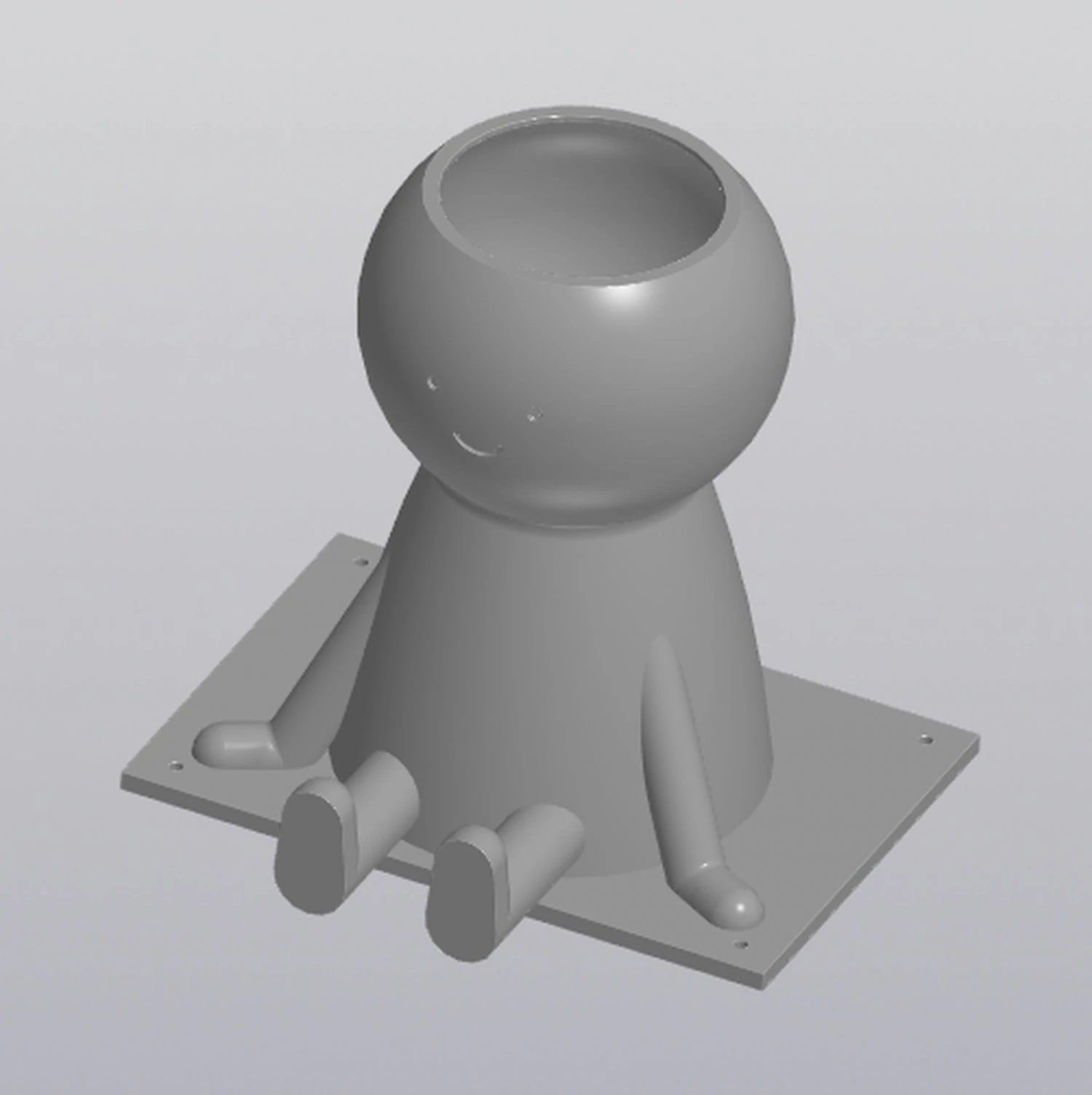 Fioriera sospesa Swing Modello di stampa 3D .c4d .max .obj .3ds .fbx .stl .blend 