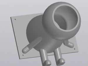 Fioriera sospesa Swing Modello di stampa 3D