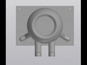 Fioriera sospesa Swing Modello di stampa 3D