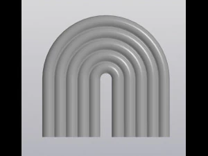 G&ouml;kkuşağı Ev dekorasyonu 3D Baskı Modeli