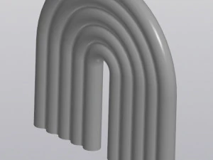 레인보우 홈 장식 3D 프린트 모델