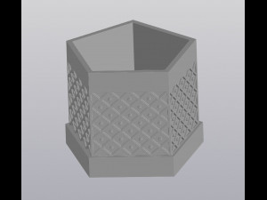Pentagonal planter Modello di stampa 3D