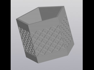 Pentagonal planter Modelo de Impressão 3D