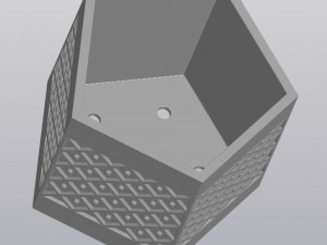 Pentagonal planter Modelo de Impressão 3D