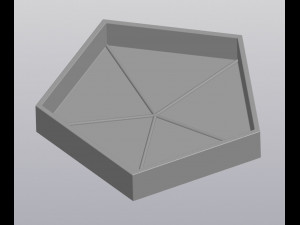 Pentagonal planter Modelo de Impressão 3D