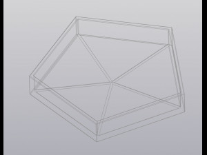 Pentagonal planter Modelo de Impressão 3D