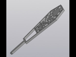 Trellis Planter Decoration Coffin and bones Modelo de impresión 3D