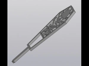 Trellis Planter Decoration Coffin and bones 3D Print Model