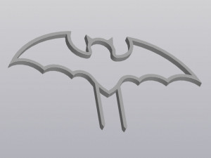 Trellis Planter Halloween Decoration Bat 3D 프린트 모델