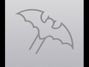 Trellis Planter Halloween Decoration Bat 3D 프린트 모델
