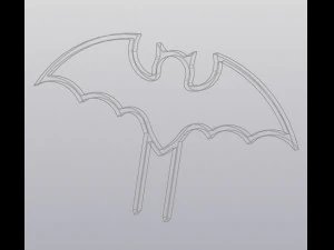 Trellis Planter Halloween Decoration Bat 3D Print Model