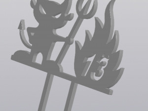 Trellis Planter Decoration Imp number 13 Modelo de Impressão 3D