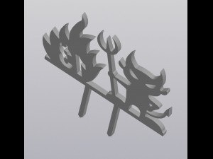 Trellis Planter Decoration Imp number 13 Modelo de Impressão 3D
