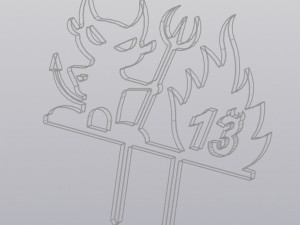 Trellis Planter Decoration Imp number 13 Modelo de Impressão 3D