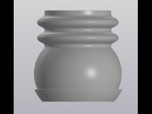 Elegant planter 3D Принт Модель