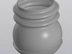 Elegant planter 3D Print Model