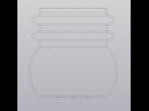 Elegant planter 3D Print Model