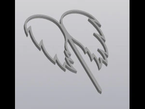Trellis Planter Decoration Angel wings 3D Print Model