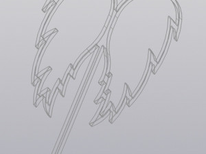 Trellis Planter Decoration Angel wings Modelo de Impressão 3D