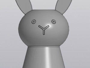 Vase Penholder Planter Rabbit Modelo de Impressão 3D