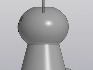 Vase Penholder Planter Rabbit 3D Print Model