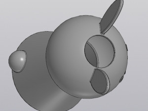Vase Penholder Planter Rabbit Model do druku 3D