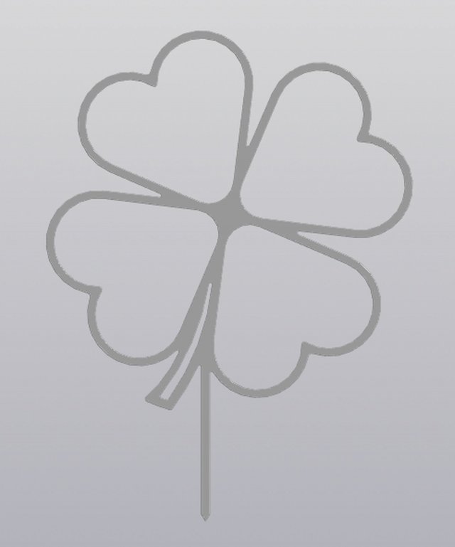 Trellis Planter Decoration Clover 3D Baskı Modeli .c4d .max .obj .3ds .fbx .stl .blend 