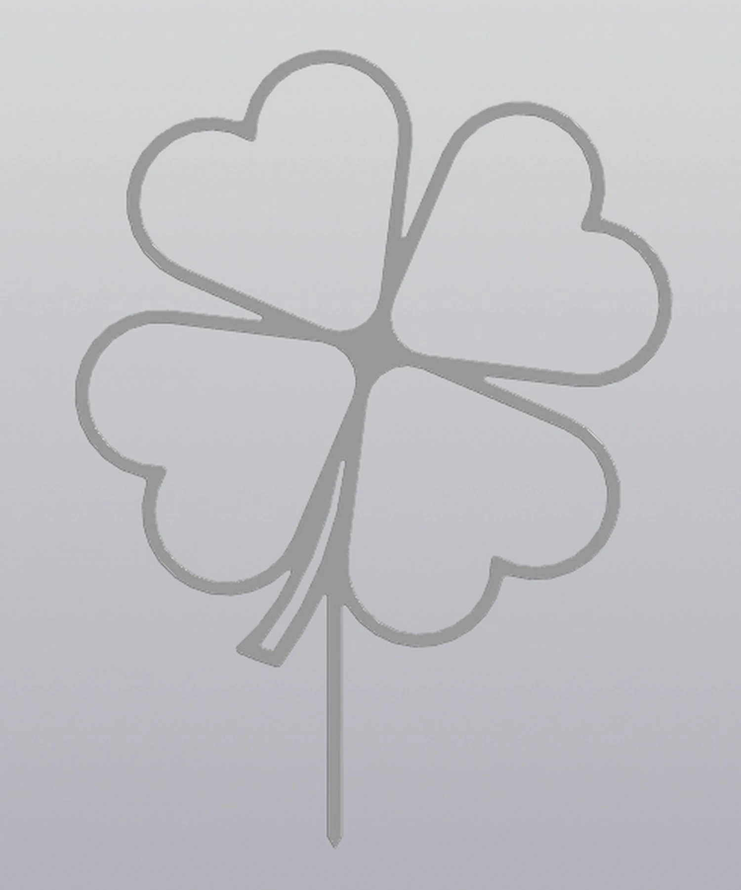 Trellis Planter Decoration Clover 3D Print Model .c4d .max .obj .3ds .fbx .stl .blend 