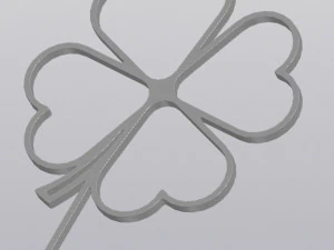 Trellis Planter Decoration Clover 3D Print Model