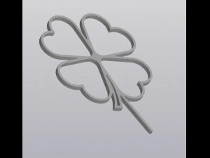 Trellis Planter Decoration Clover 3D Print Model