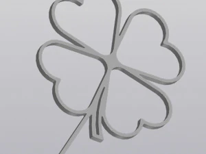 Trellis Planter Decoration Clover 3D Print Model