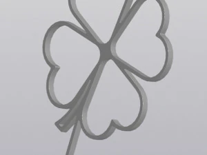 Trellis Planter Decoration Clover 3D Print Model