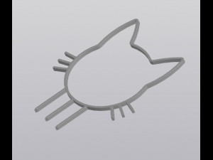 Trellis Planter Decoration Cat Model do druku 3D