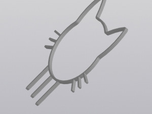 Trellis Planter Decoration Cat Model do druku 3D