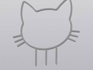 Trellis Planter Decoration Cat Model do druku 3D