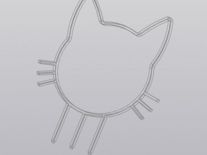 Trellis Planter Decoration Cat Model do druku 3D