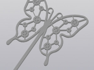Trellis Planter Decoration Butterfly 3D printmodel
