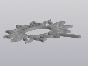 Trellis Planter Decoration Sun 3D 打印模型