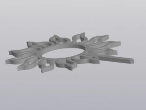 Trellis Planter Decoration Sun 3D Print Model